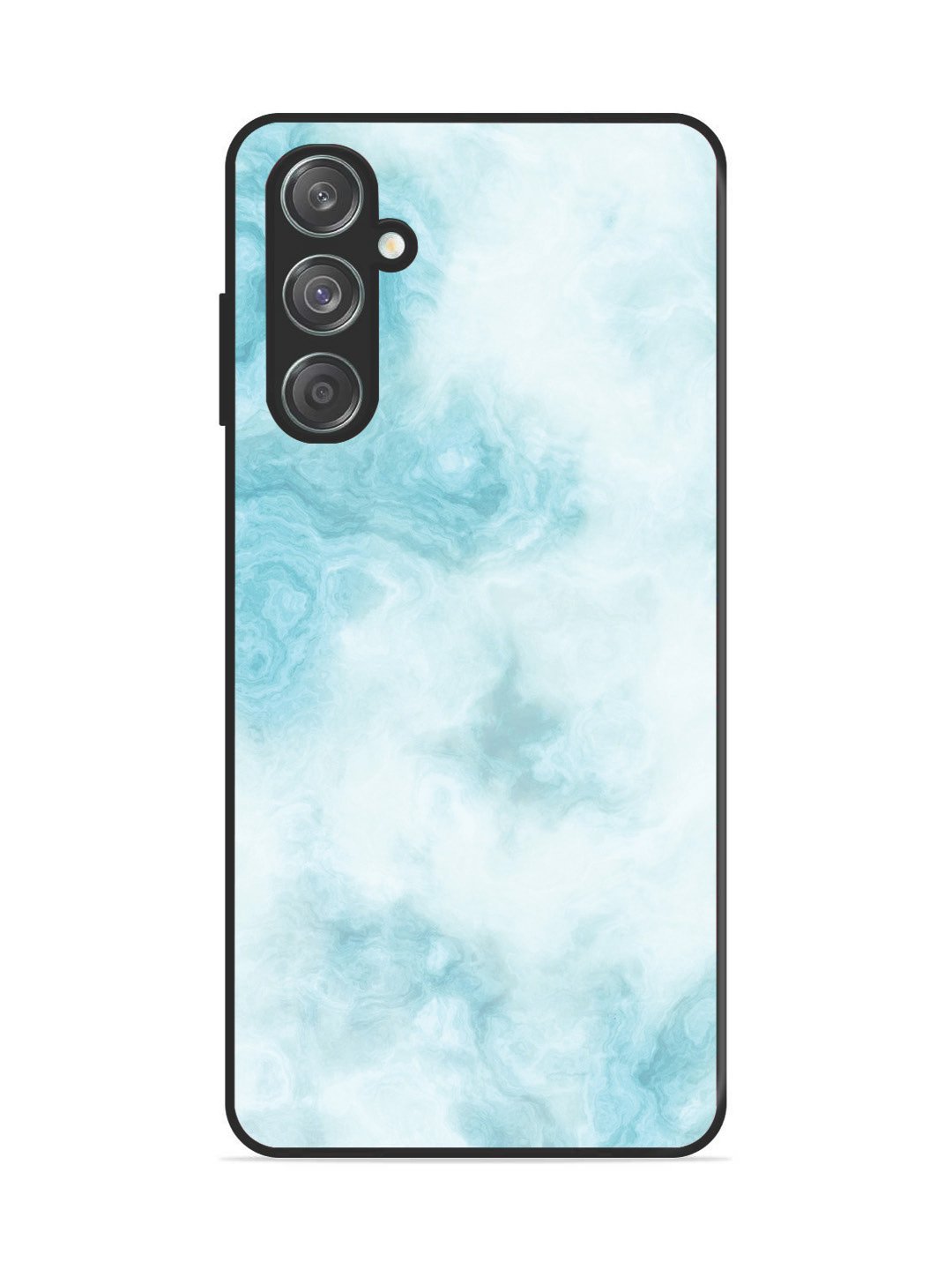 Samsung Galaxy F15 5g Light Blue with White Ocean Marble