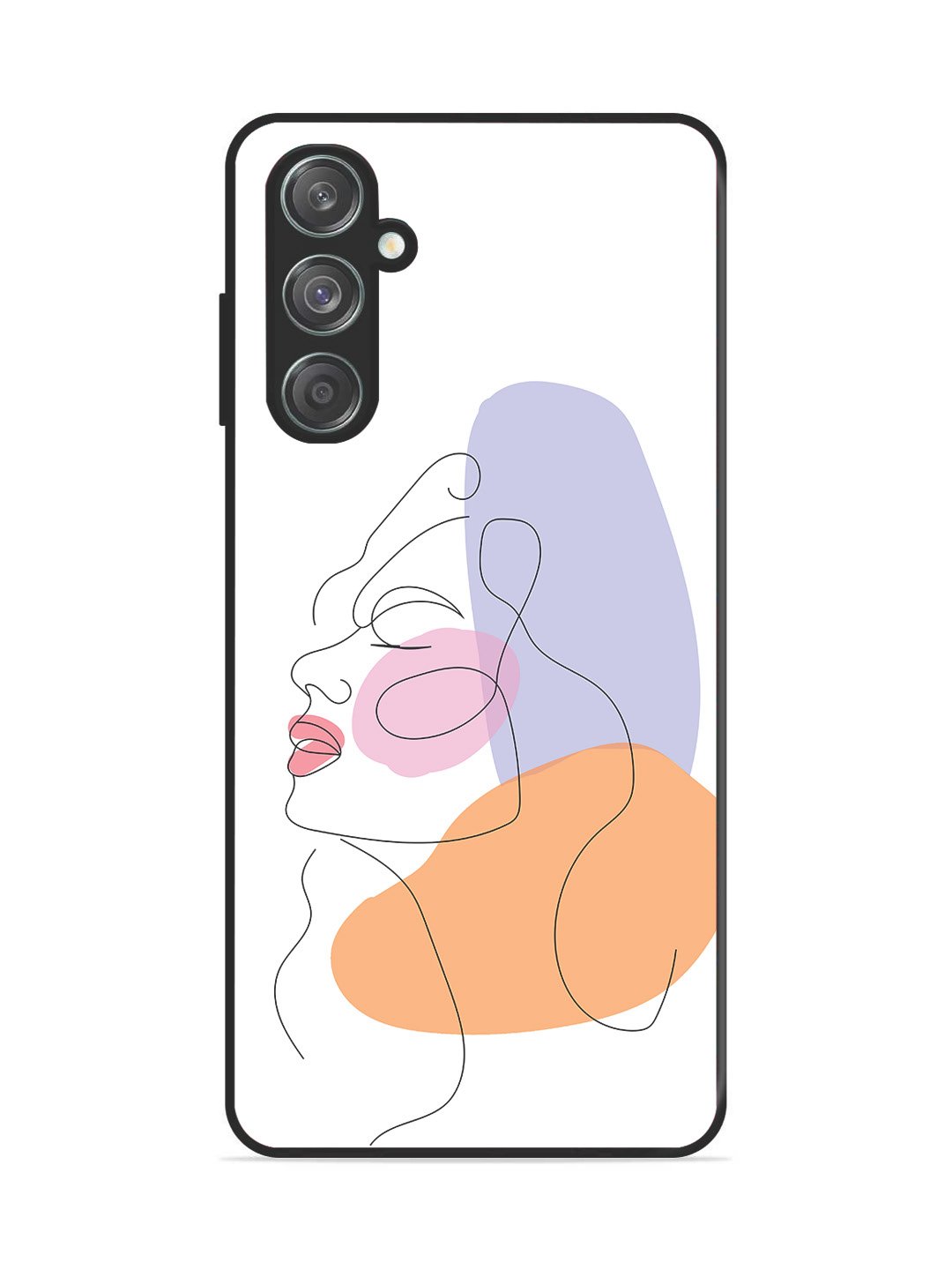 Samsung Galaxy A15 5g Line Art Girl Face