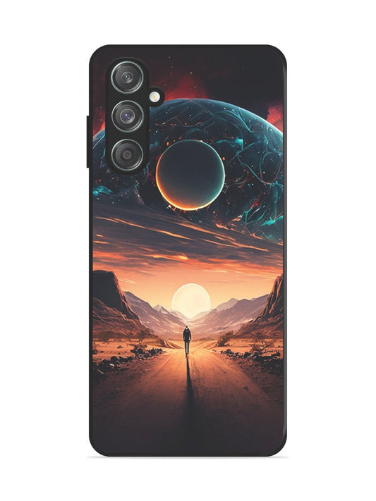 Samsung Galaxy M15 Sunset with space scene