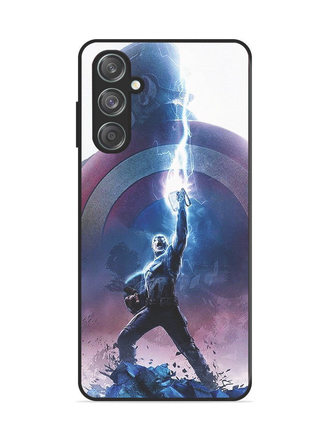 Samsung Galaxy M33 5g captain-america-thor-hammer-lightning