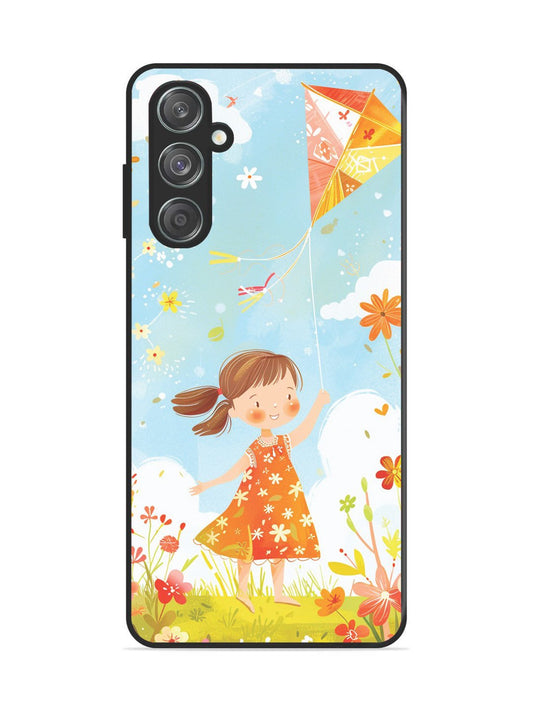 Samsung Galaxy F55 5g Little Girl Kite Flying