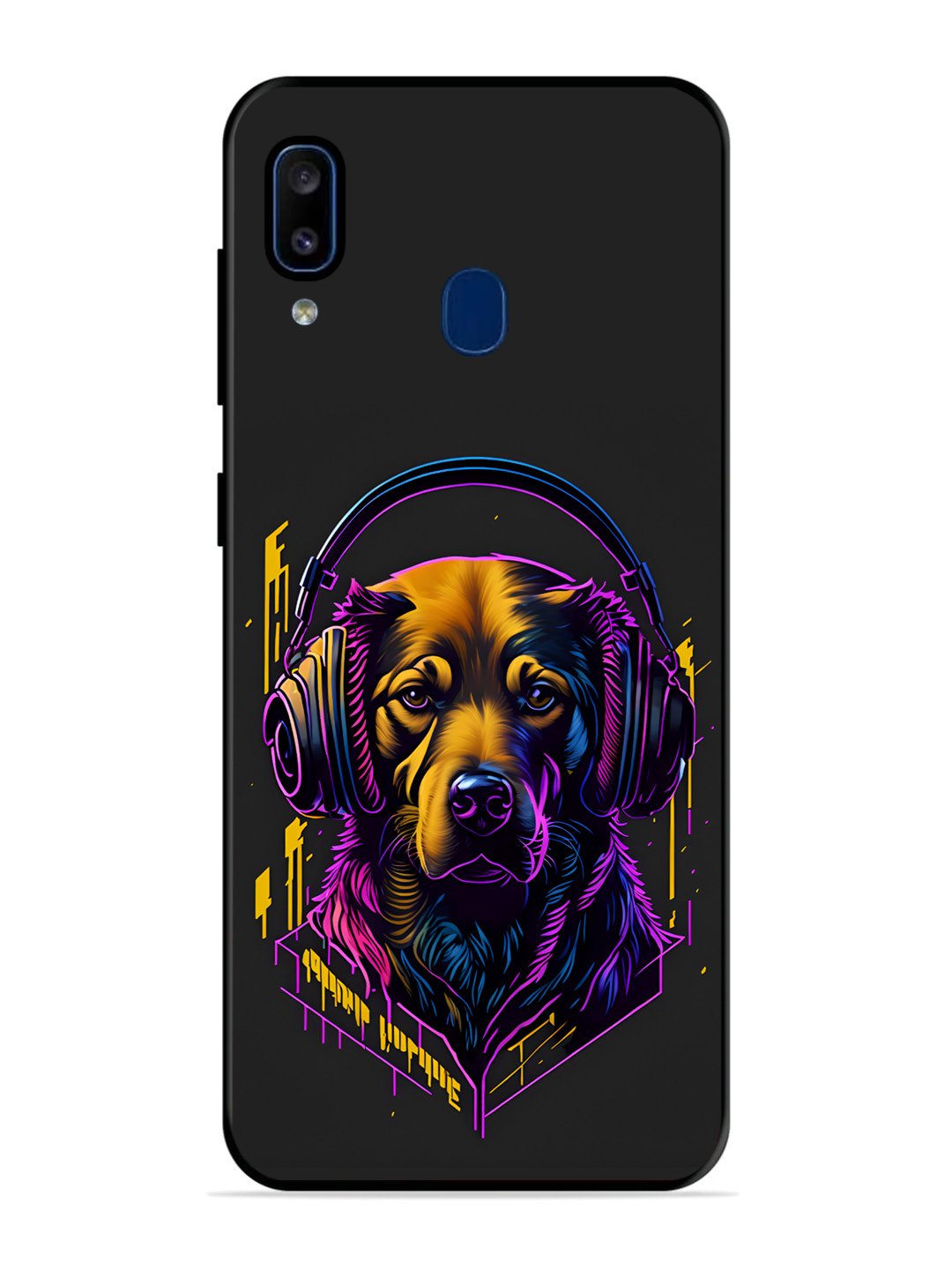 Samsung Galaxy A20 Music Lover Dog
