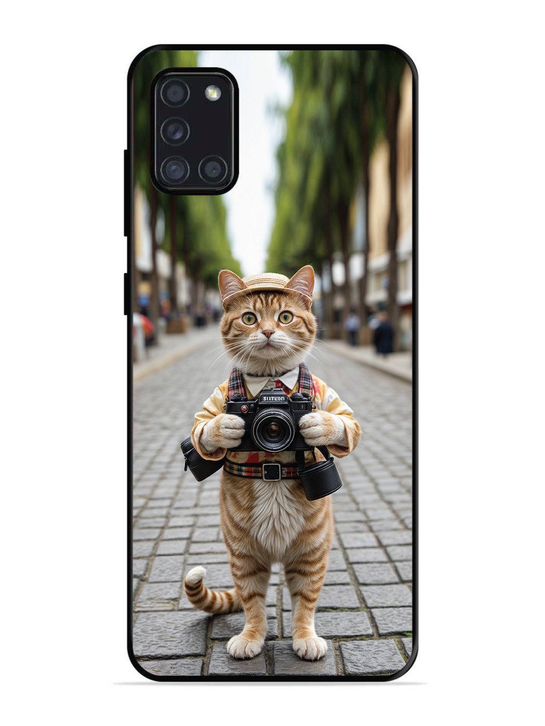 Samsung Galaxy A31 Cat as Cameraman
