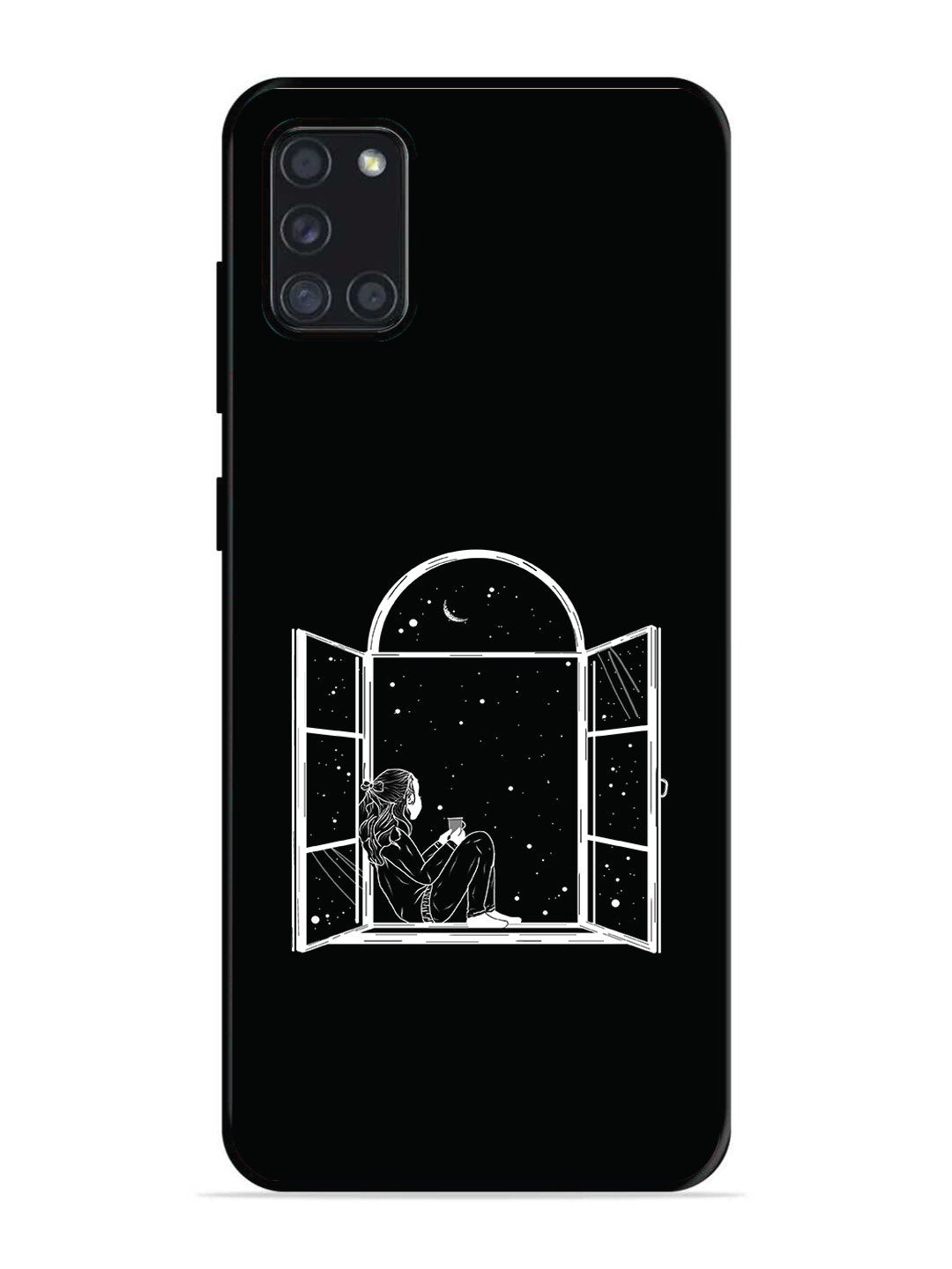 Samsung Galaxy A31 Little Girl on Window
