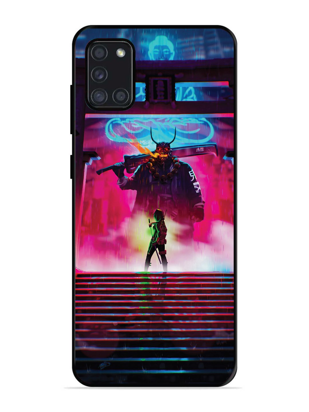Samsung Galaxy A31 Cyberpunk Yokai Monster