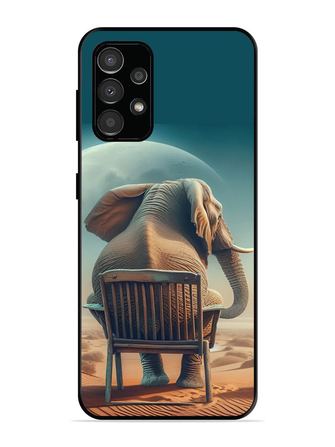 Samsung Galaxy A33 5G Baby Elephant om chair
