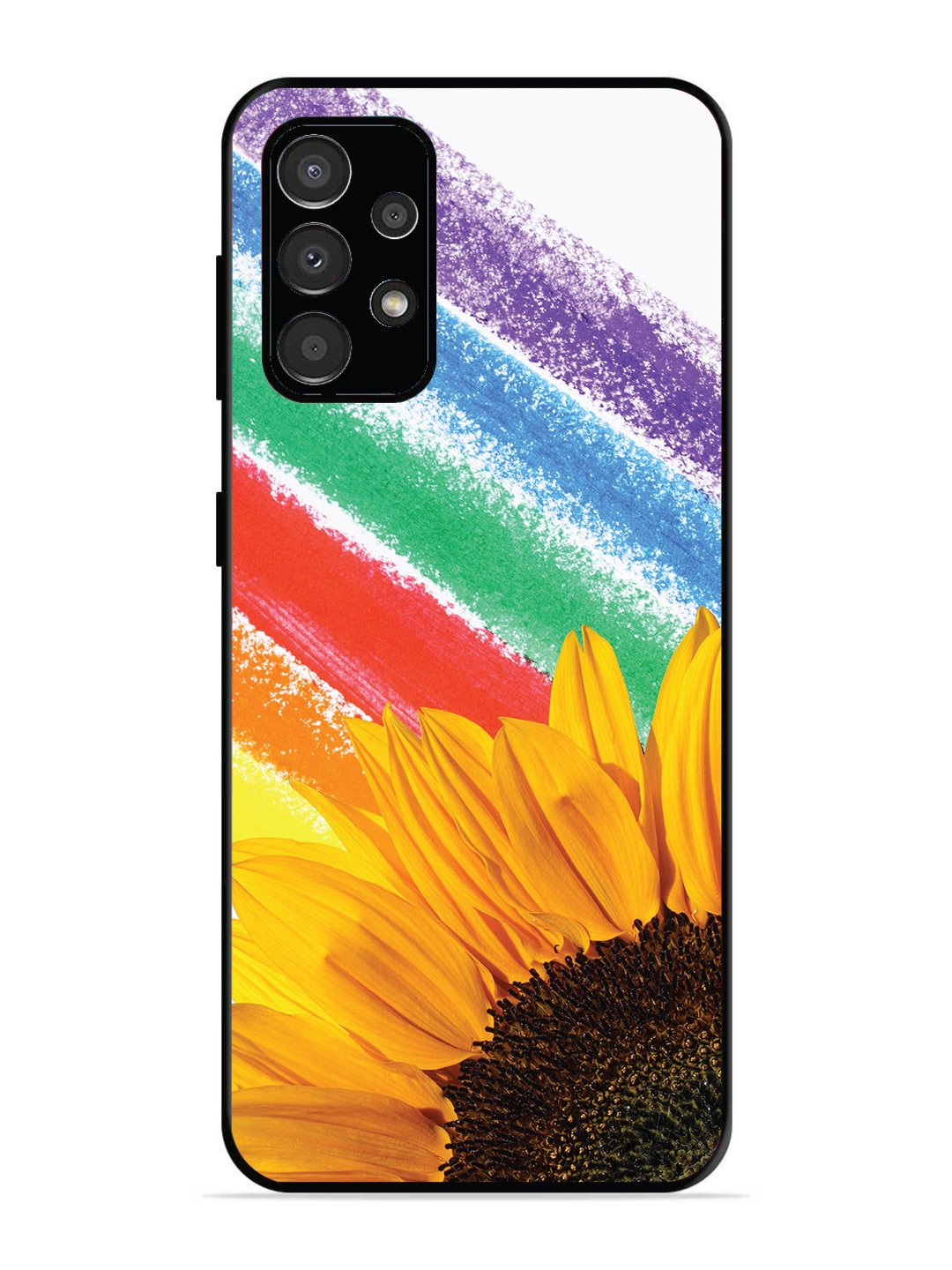 Samsung Galaxy A33 5G Sunflower on Colourful Lines