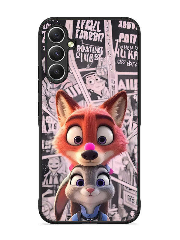 Samsung Galaxy A34 5G Cute Nick wilde and judy hopps 2