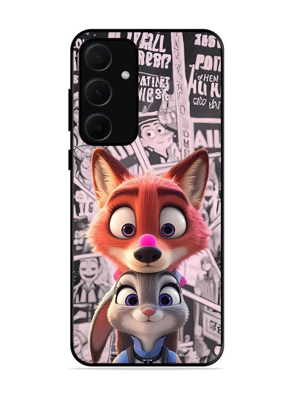 Samsung Galaxy A35 5G Cute Nick wilde and judy hopps 2