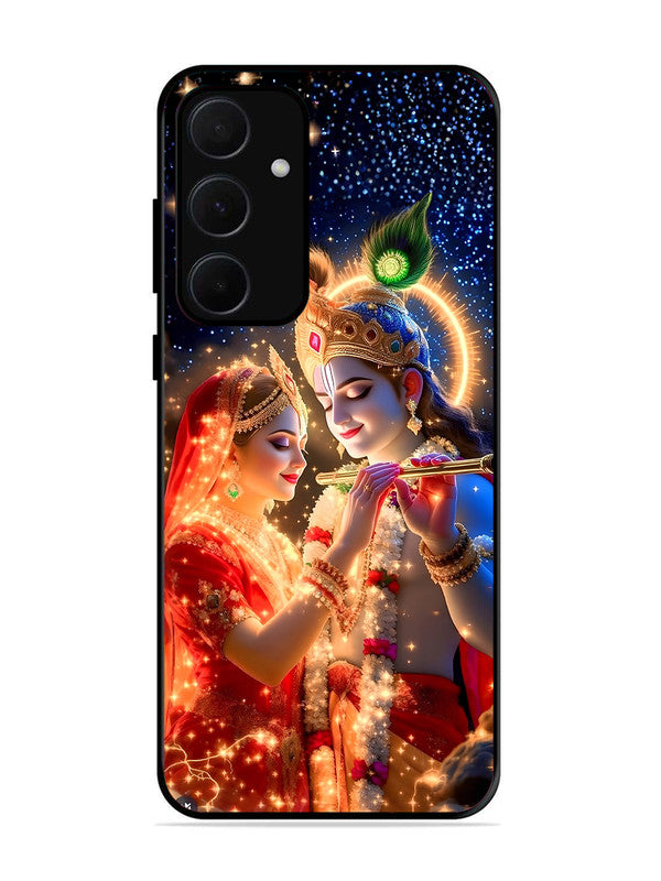 Samsung Galaxy A35 5G Radha Krishna posing with flute