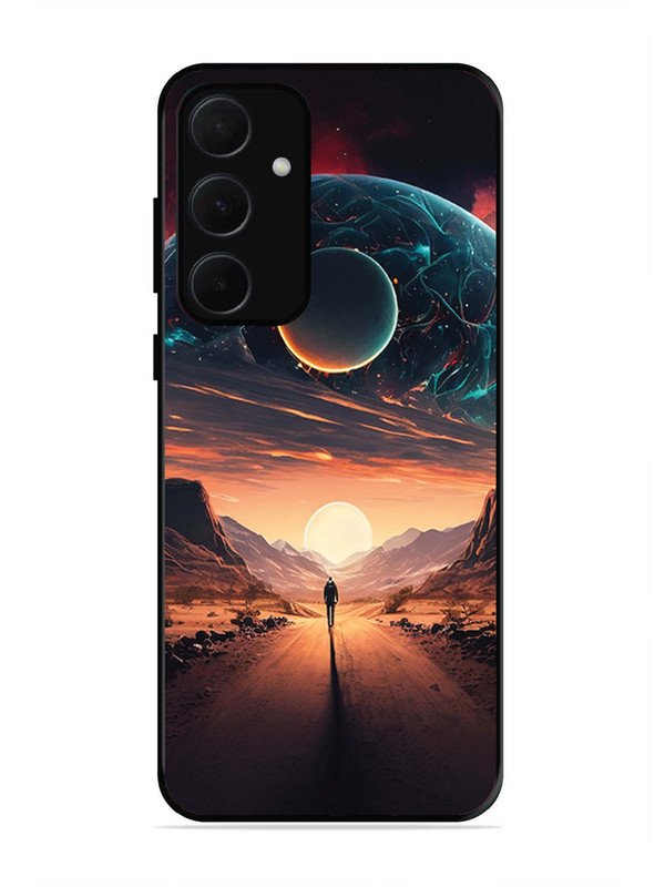 samsung galaxy a35 5g Sunset with space scene