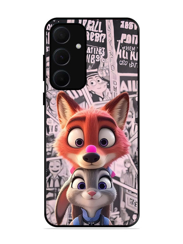 Samsung Galaxy A54 5G Cute Nick wilde and judy hopps 2