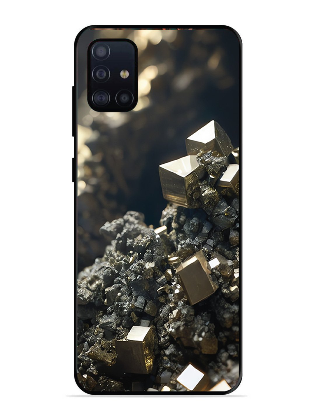 Samsung Galaxy A71 Gold Crystals