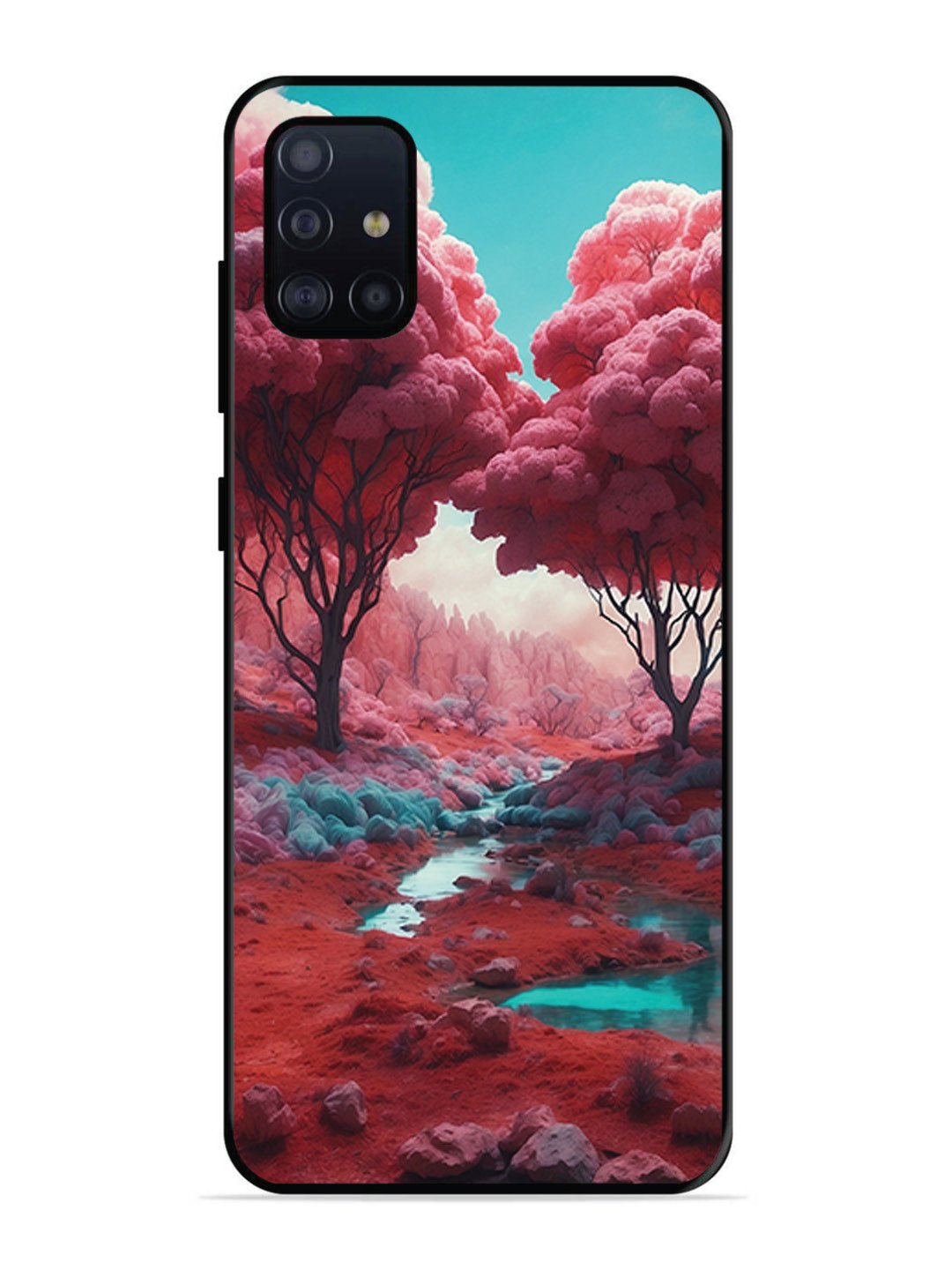 Samsung Galaxy A71 Pink Forest