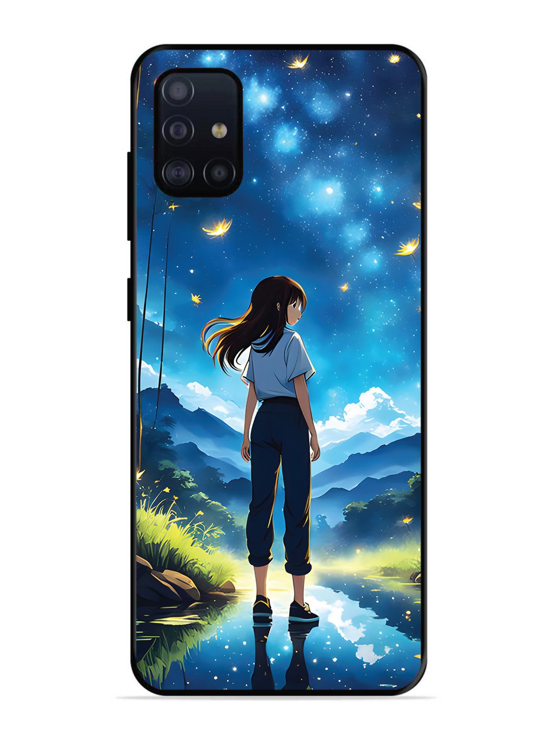 Samsung Galaxy A71 Girl In Beautiful Forest