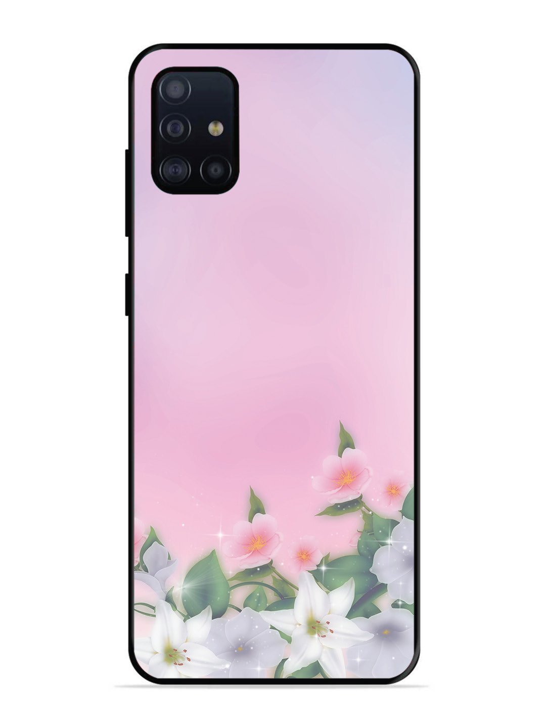 Samsung Galaxy A71 Pink Floral Elegance