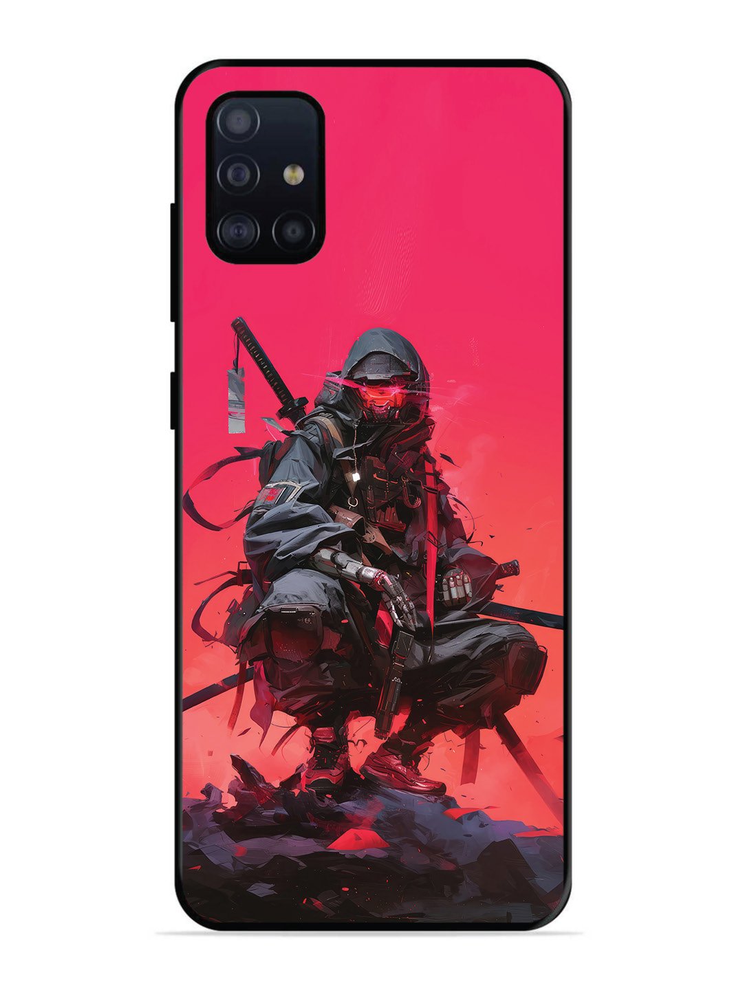Samsung Galaxy A71 Cyberpunk Ninja Katana