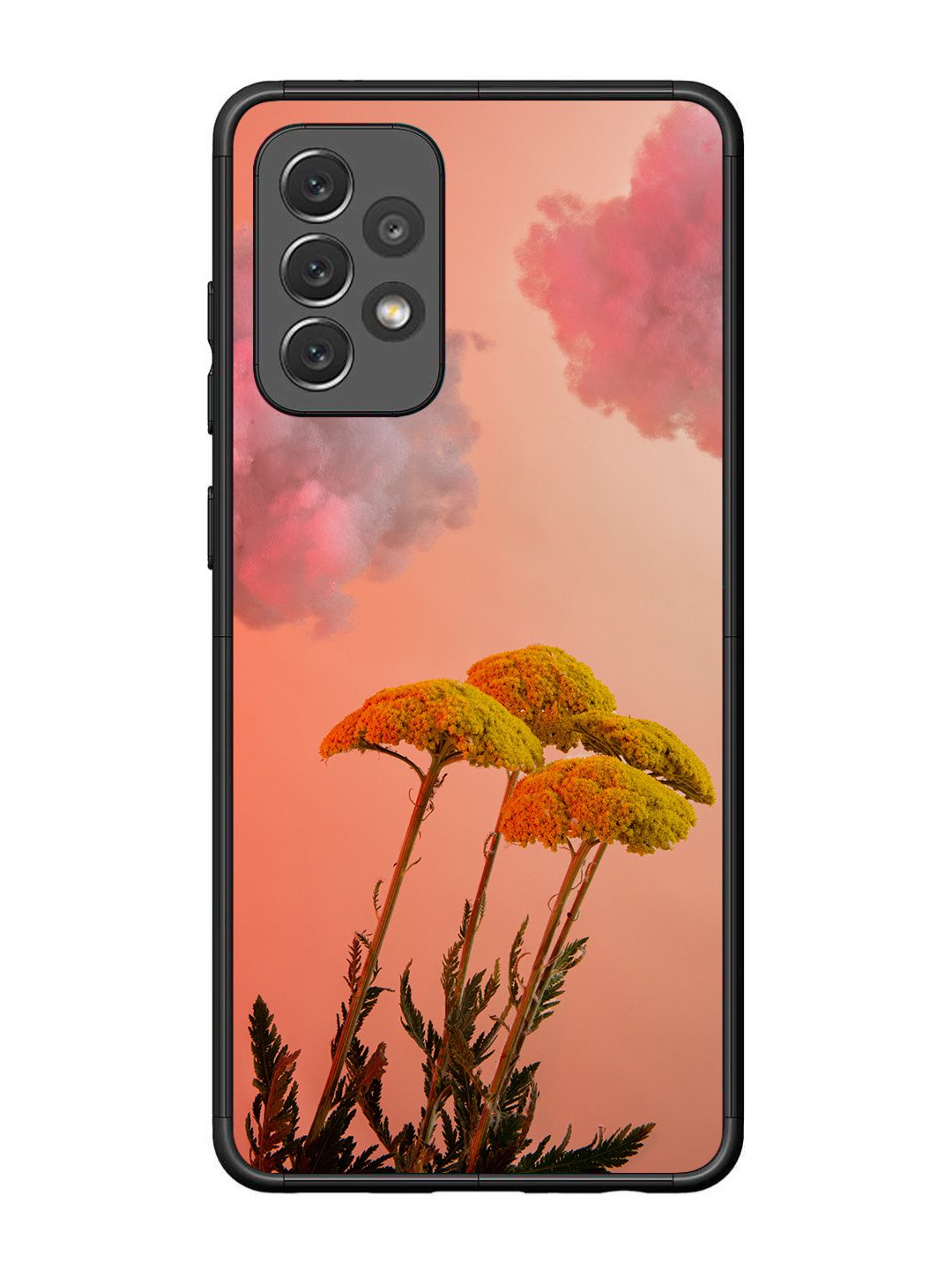 Samsung Galaxy A72 Floral Sunset Blossom Sky