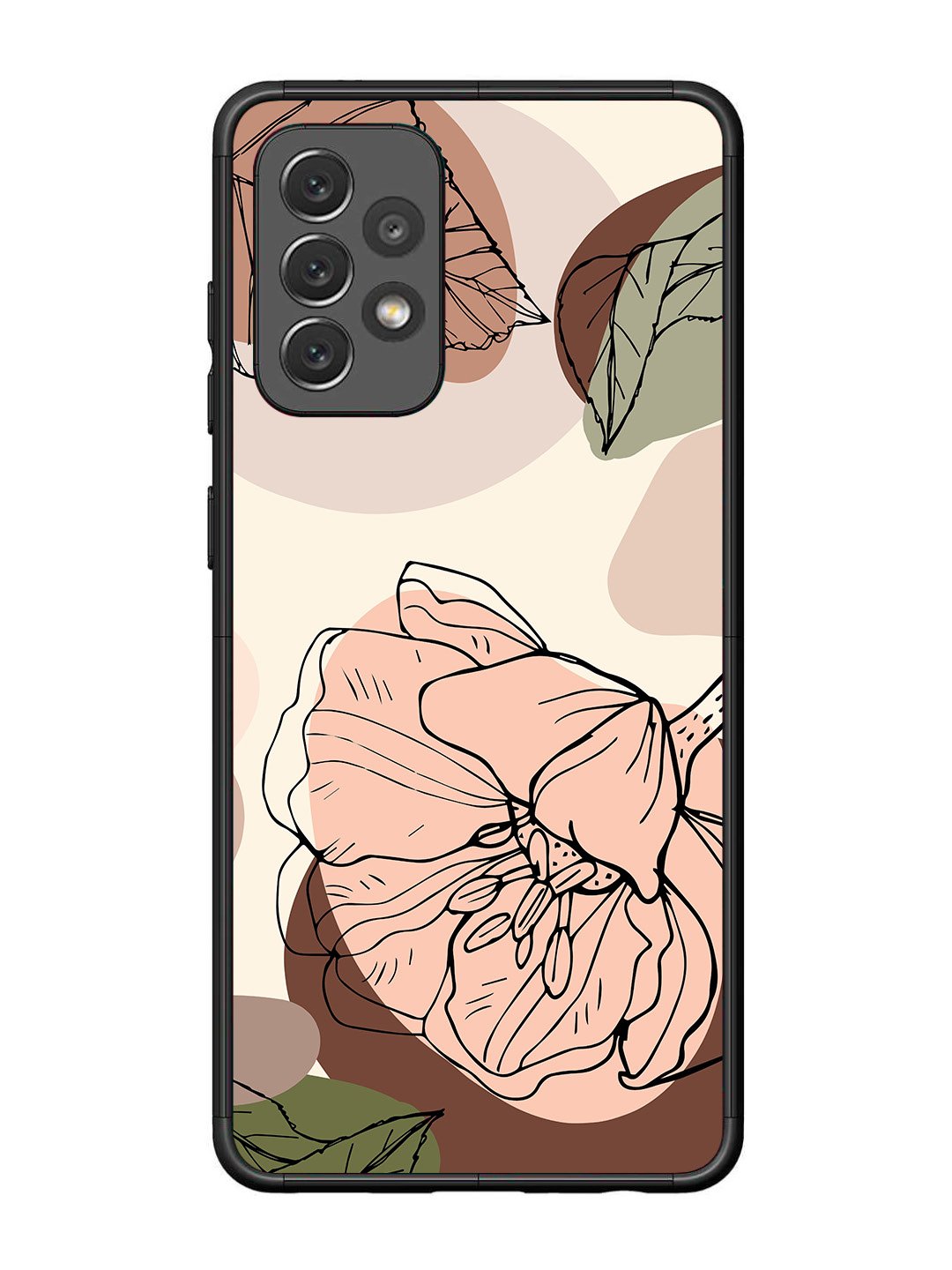 Samsung Galaxy A72 Floral Elegance, Portrait
