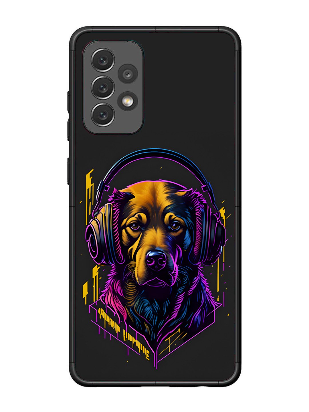 Samsung Galaxy A72 Music Lover Dog