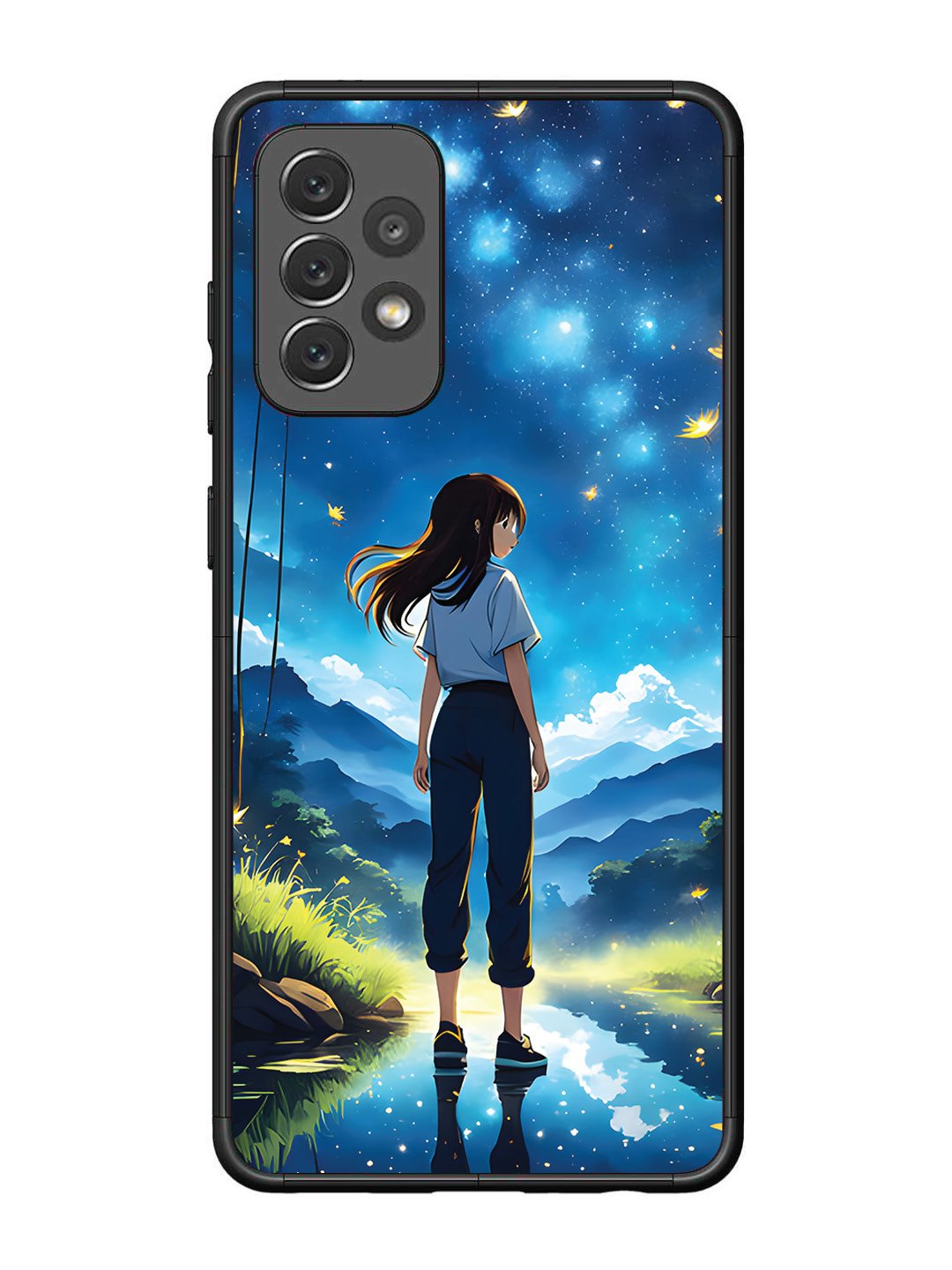 Samsung Galaxy A72 Girl In Beautiful Forest