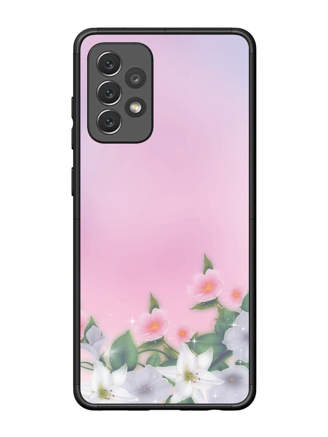 Samsung Galaxy A72 Pink Floral Elegance