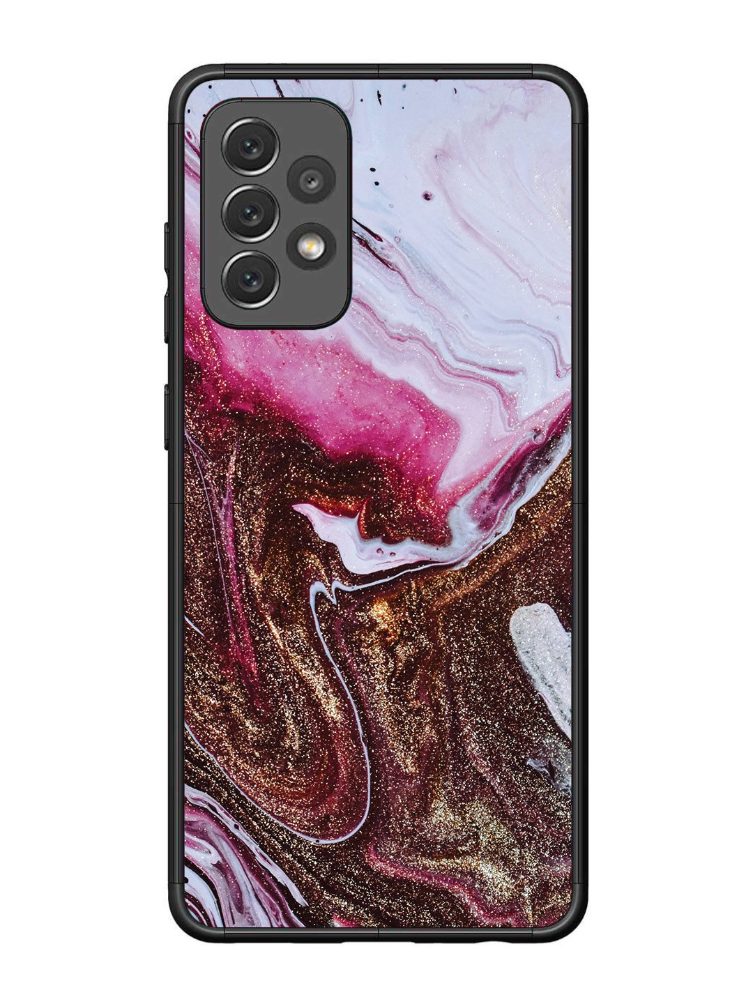 Samsung Galaxy A72 Elegant Rose & Gold Marble