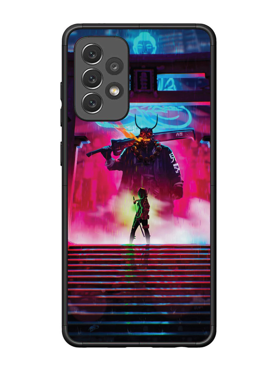 Samsung Galaxy A72 Cyberpunk Yokai Monster