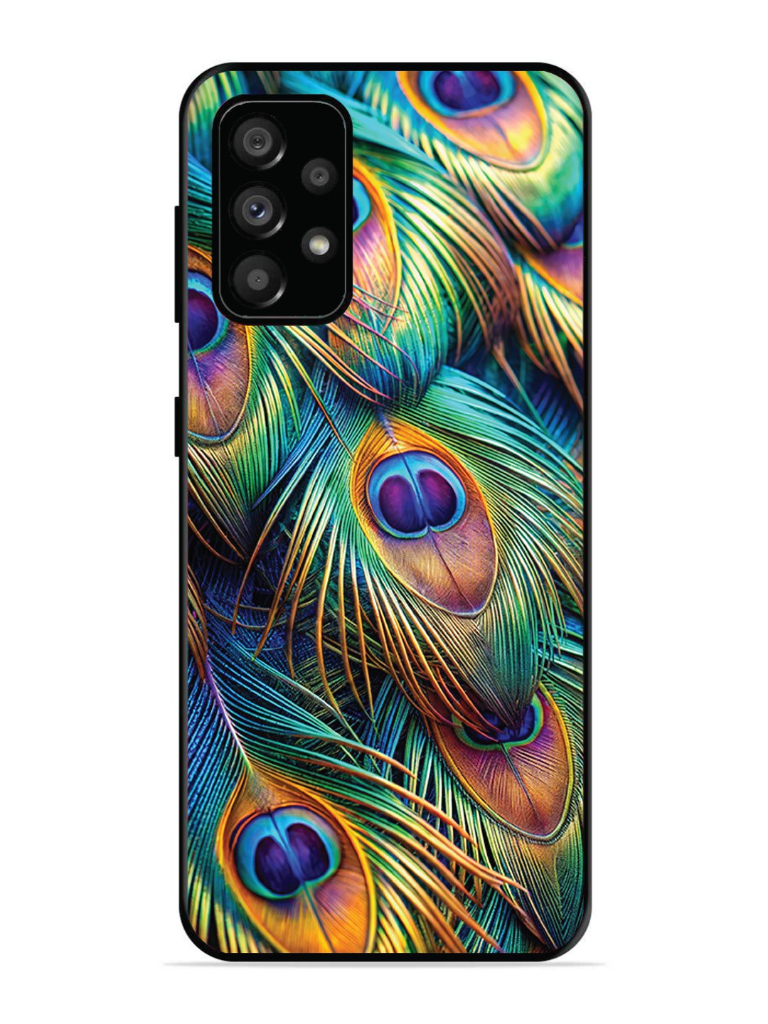 Samsung Galaxy A73 5G peacock feather