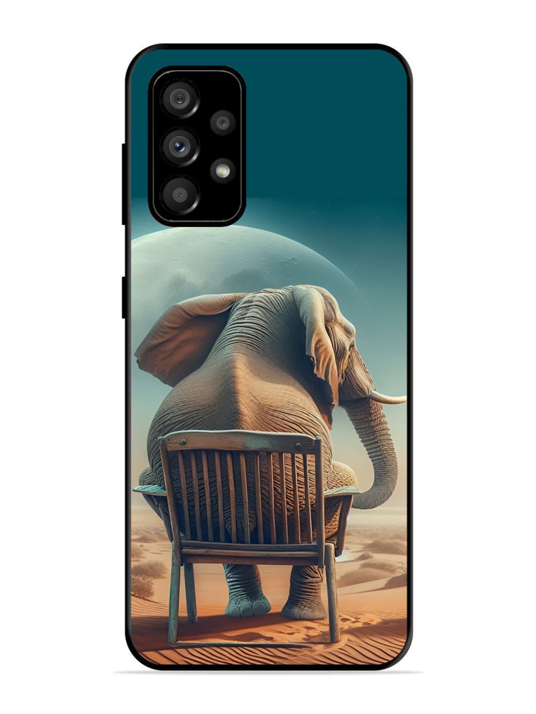 Samsung Galaxy A73 5G Baby Elephant om chair