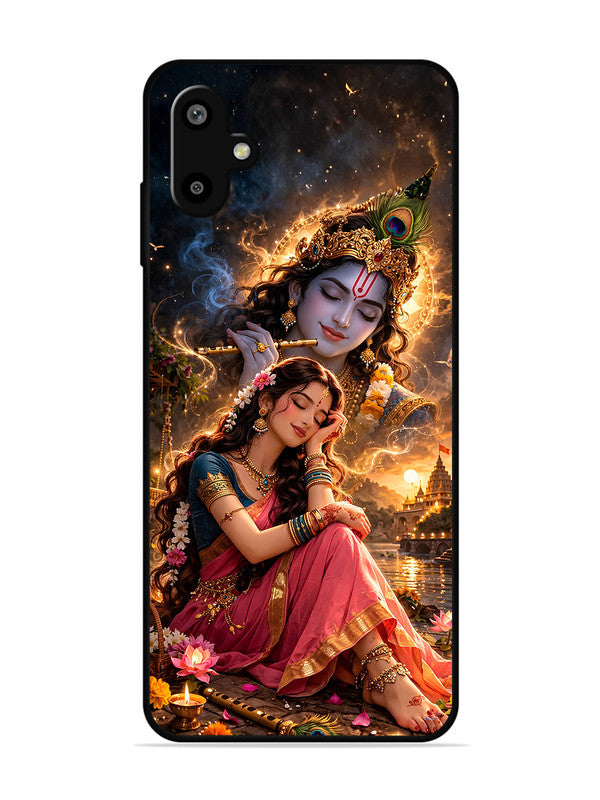 Samsung Galaxy F06 Radha thinking of Krishna