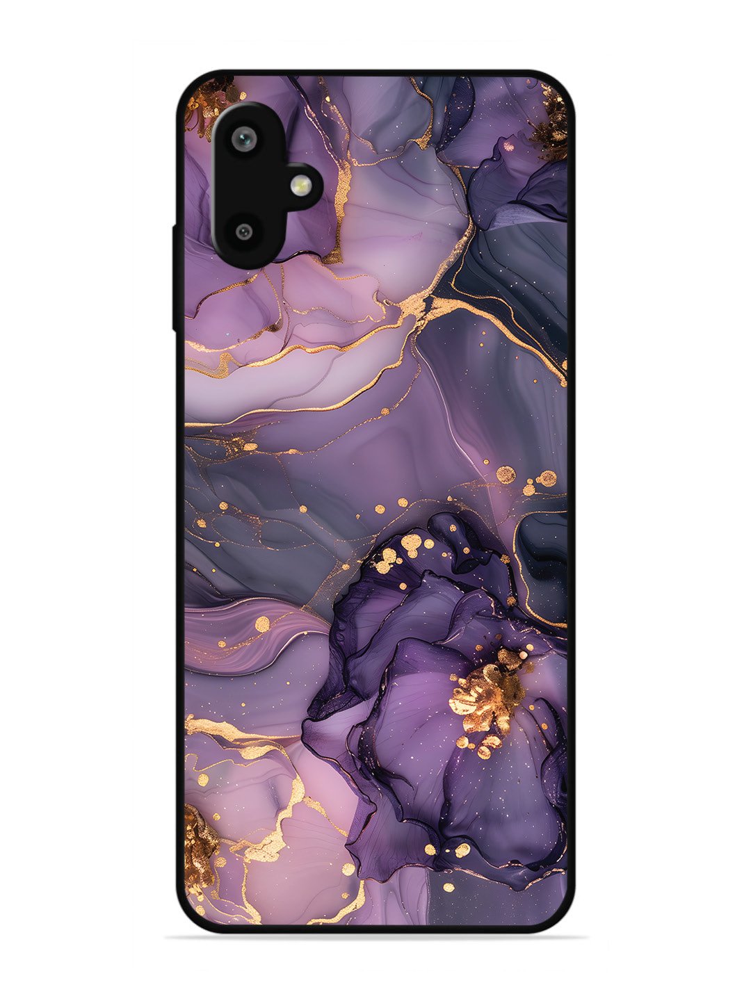 Samsung Galaxy F06 Royal Orchid Theme Marble