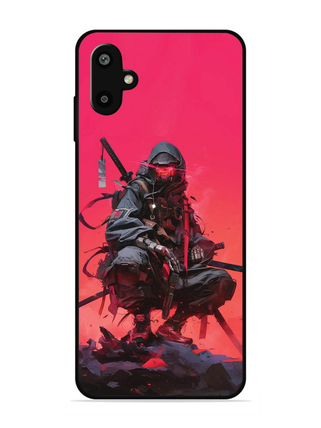 Samsung Galaxy F06 Cyberpunk Ninja Katana