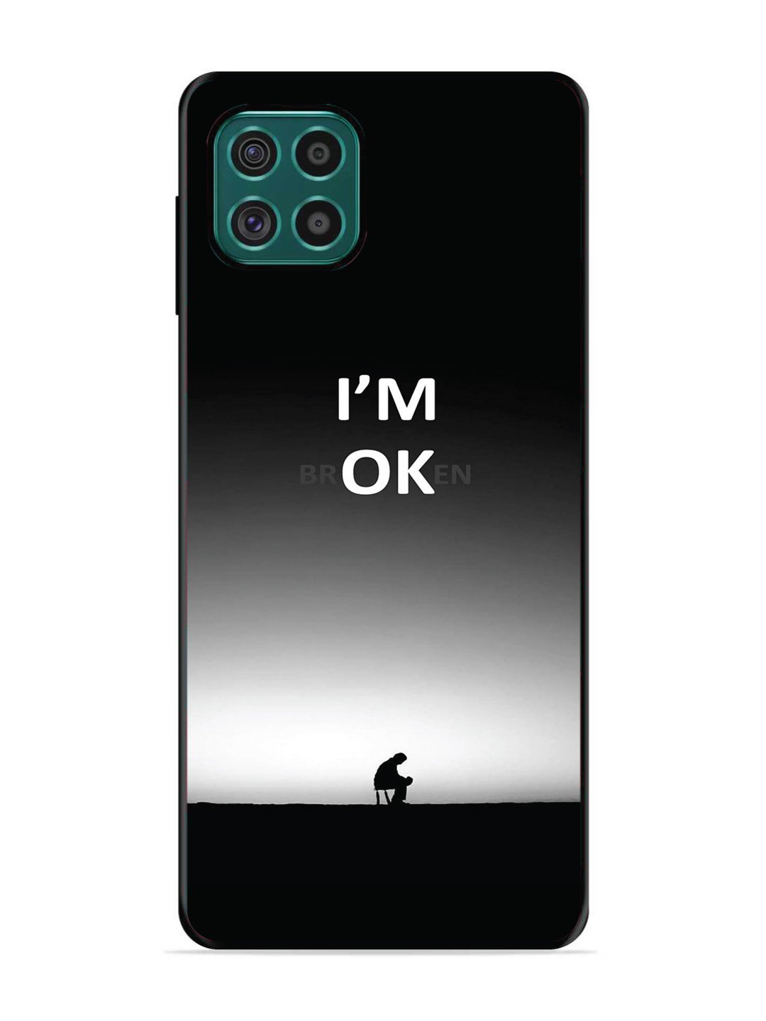 Samsung Galaxy F62 I'm Broken A man on Chair Alone