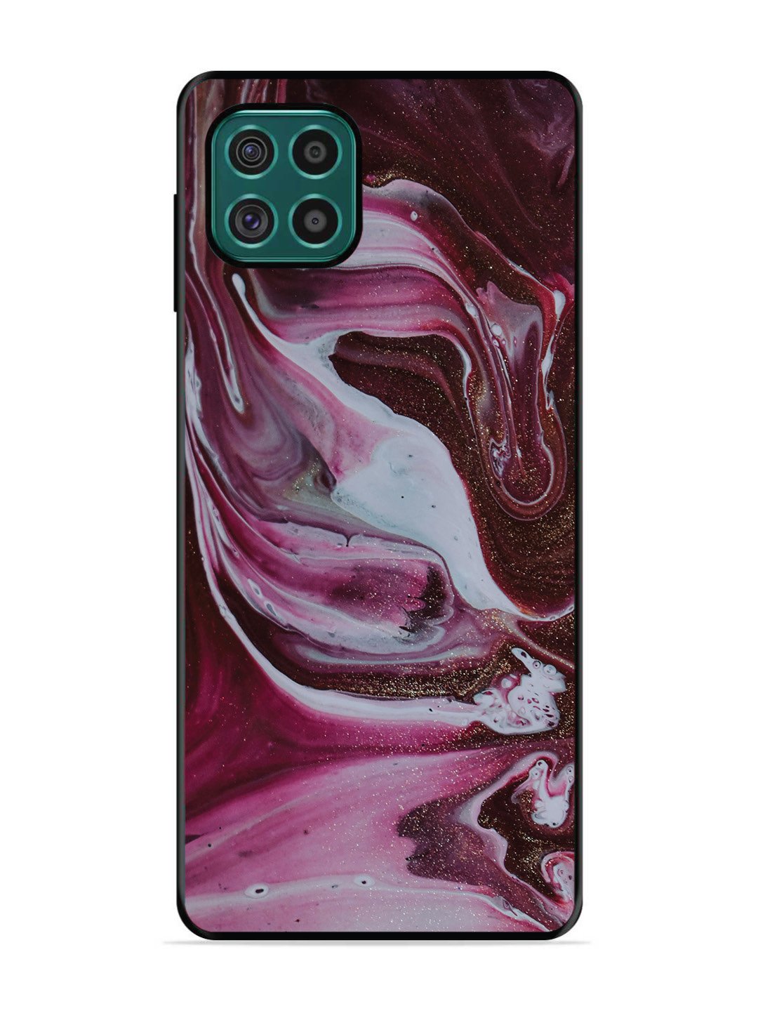 Samsung Galaxy F62 Pink And Golden Marble