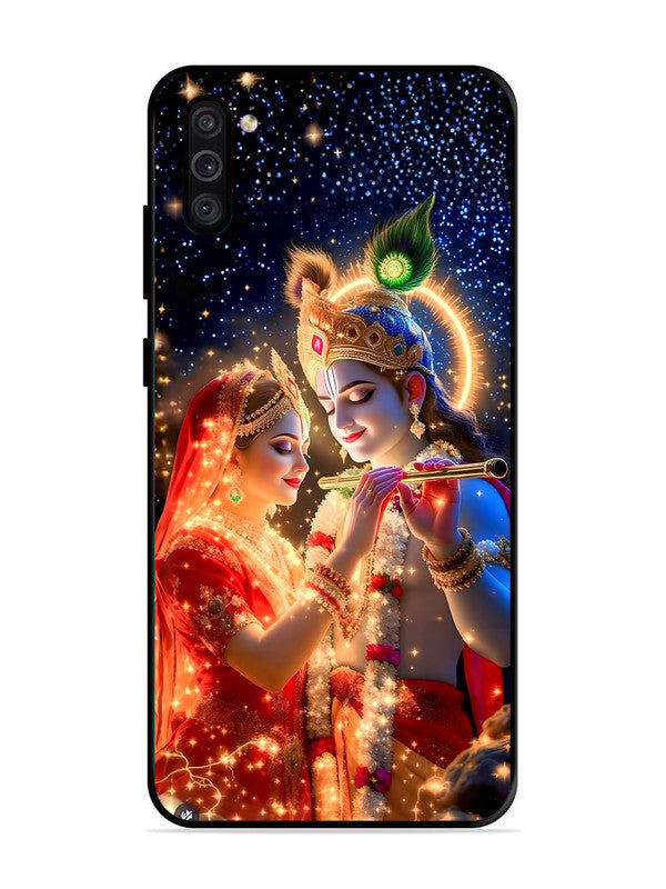 Samsung Galaxy M11 Radha Krishna posing with flute