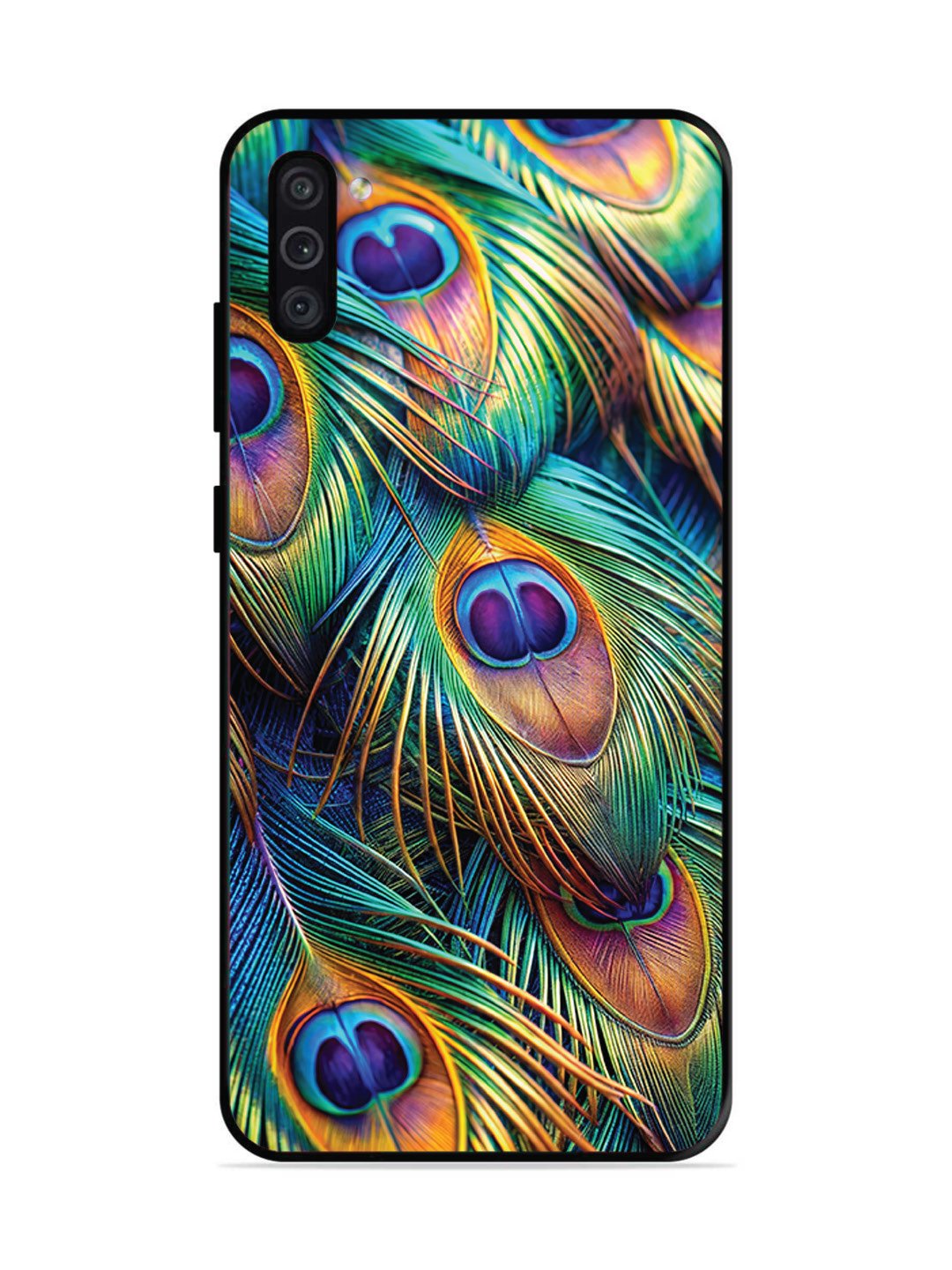 Samsung Galaxy M11 peacock feather