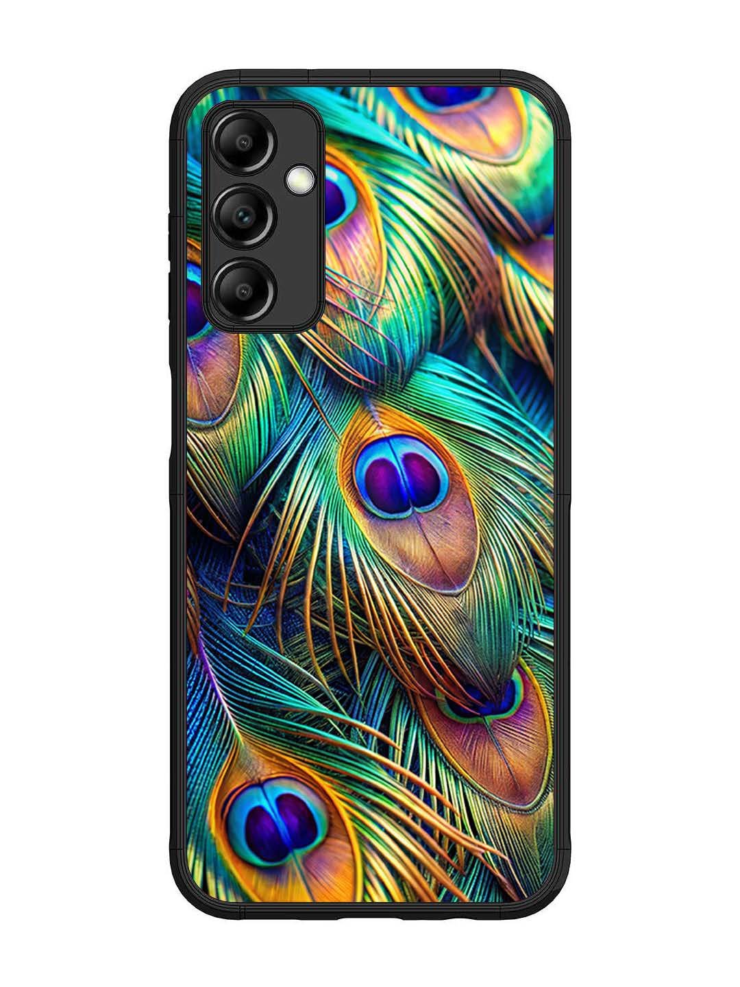 Samsung Galaxy M14 5G peacock feather