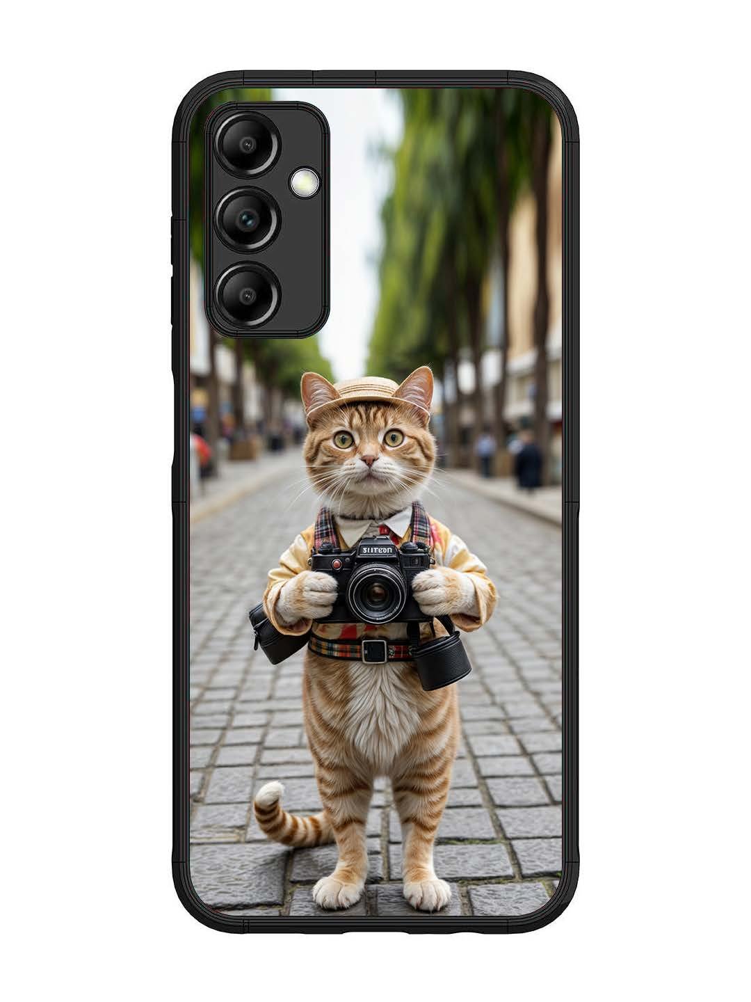 Samsung Galaxy M14 5G Cat as Cameraman