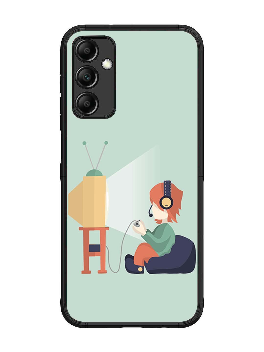 Samsung Galaxy M14 5G Kid Playing Game