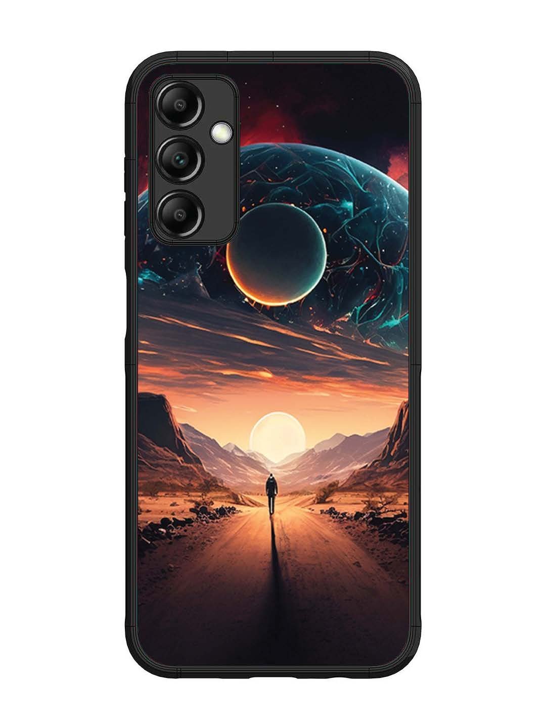 Samsung Galaxy M14 5G Sunset with space scene
