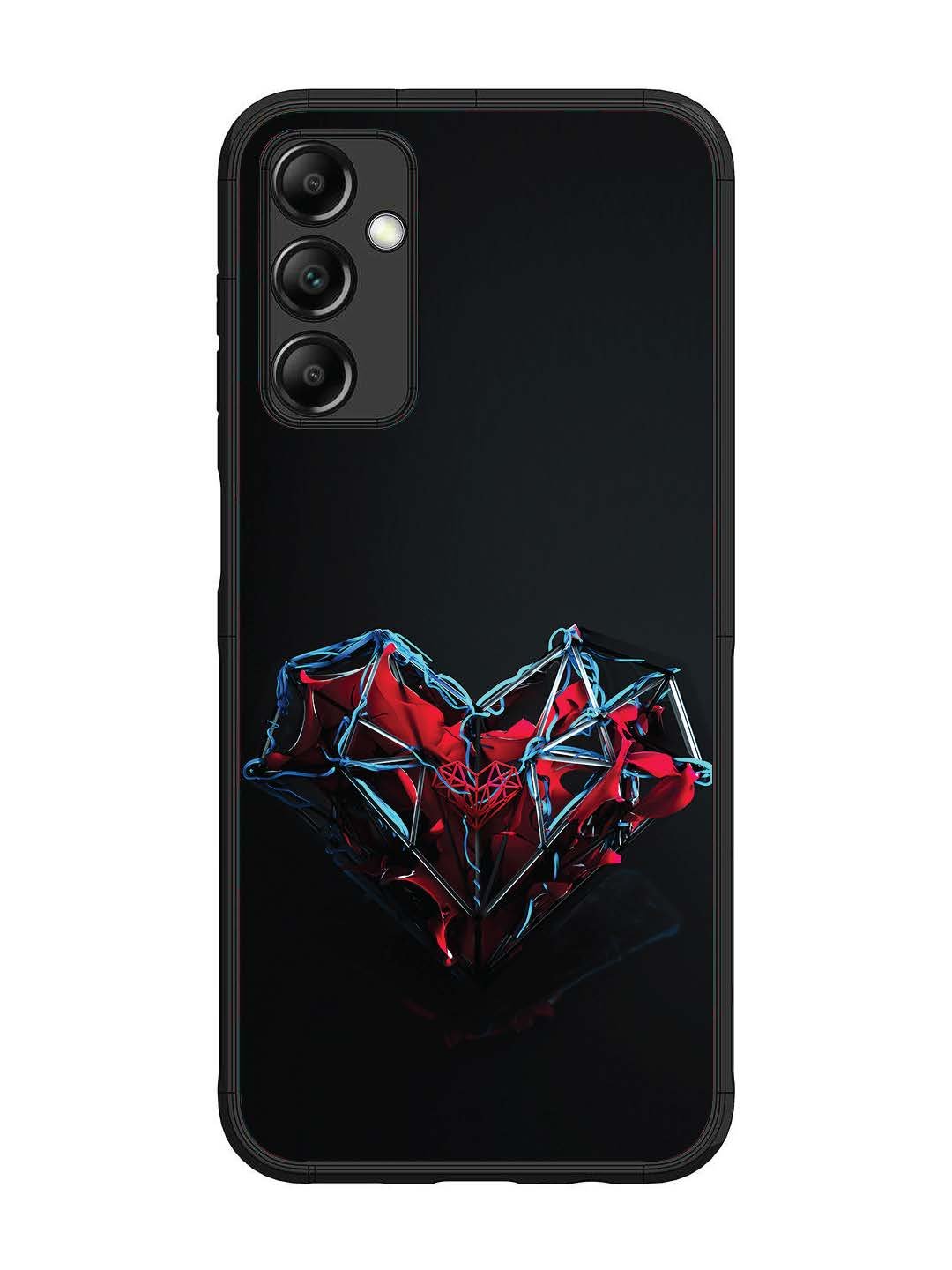Samsung Galaxy M14 5G heart-abstract