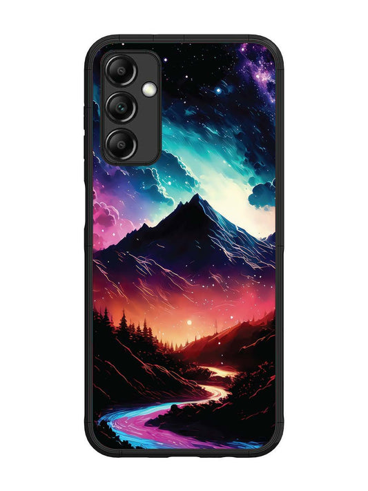 Samsung Galaxy M14 4G mountain-valley-Colorful-cloud-at-night
