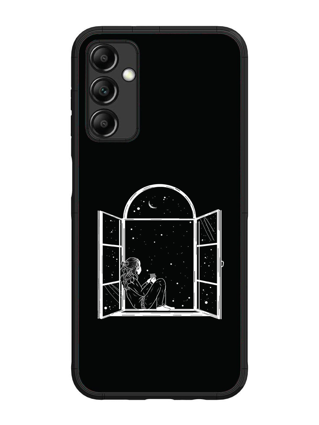 Samsung Galaxy M14 5G Little Girl on Window