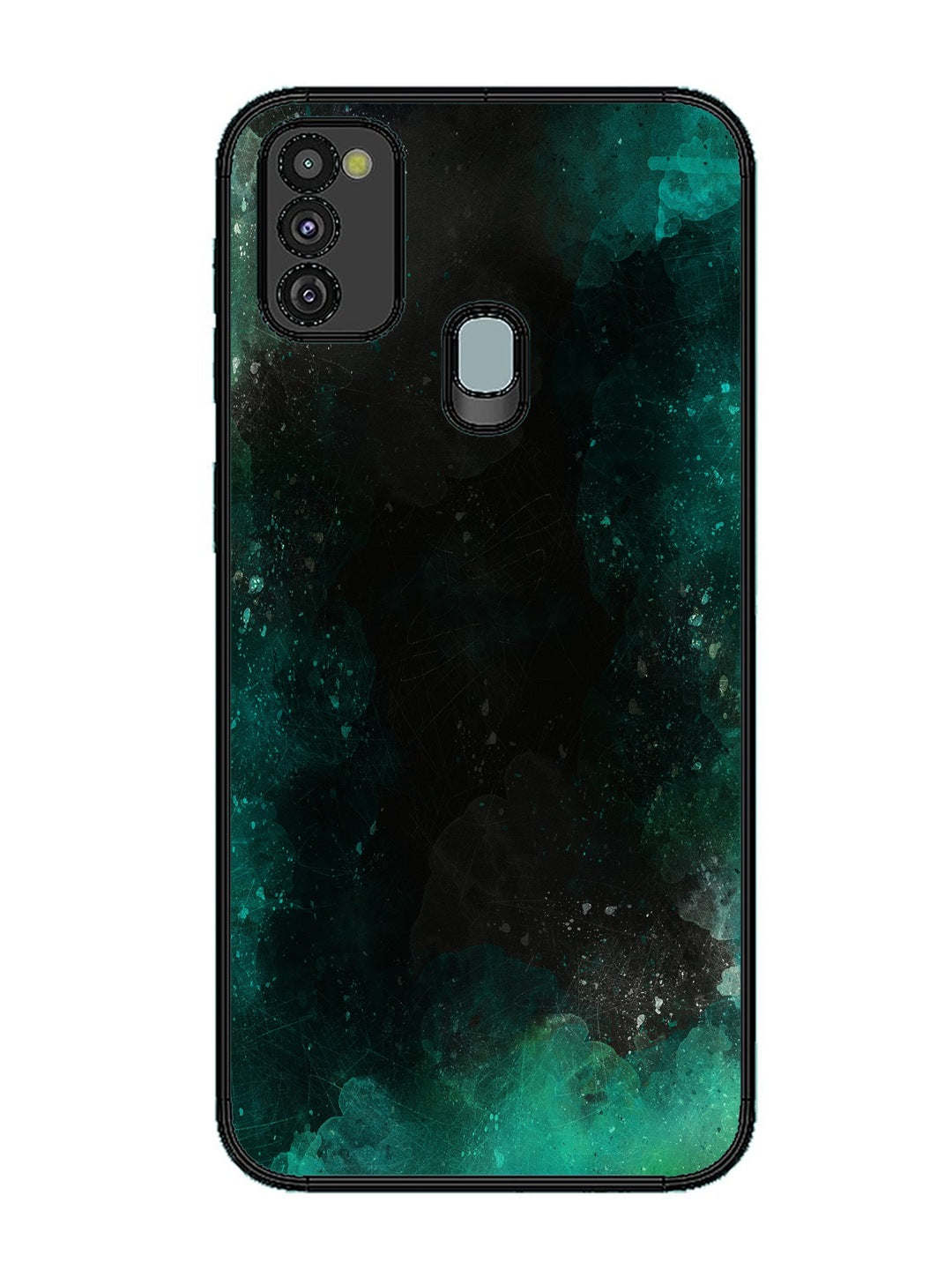 Samsung Galaxy M30s Dark Black And Green Forest