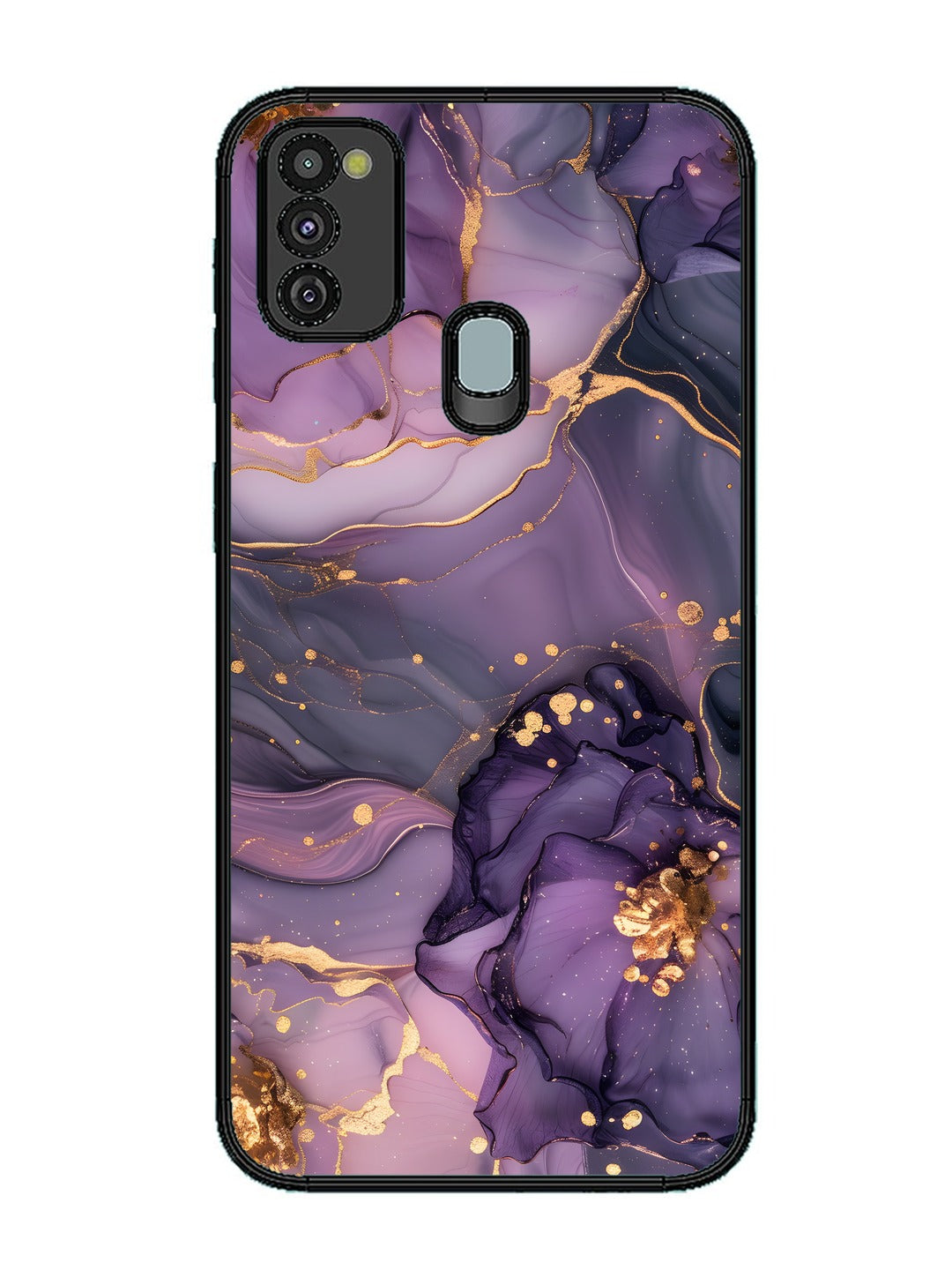 Samsung Galaxy M30s Royal Orchid Theme Marble