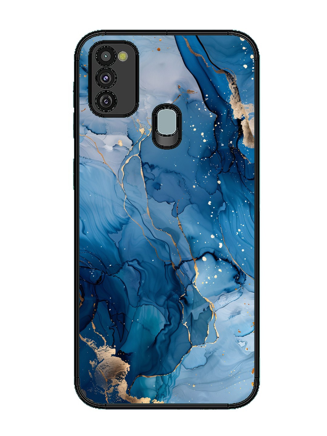 Samsung Galaxy M30s Oceanic Pattern with Golden Sprinkles