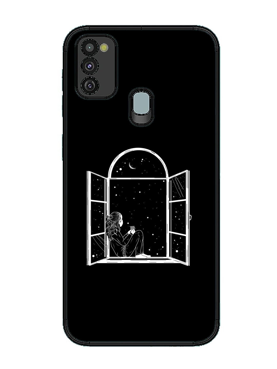 Samsung Galaxy M30s Little Girl on Window