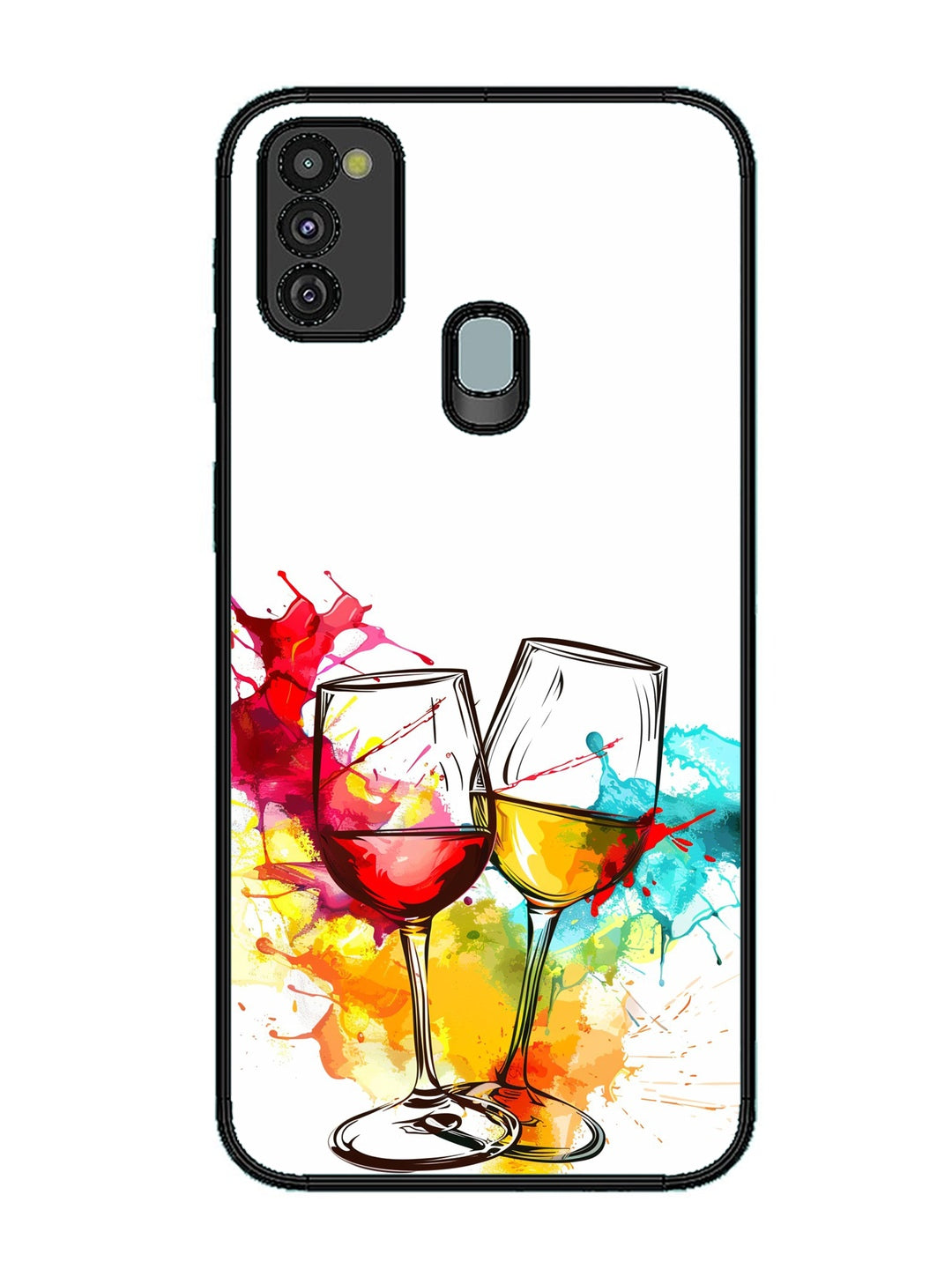 Samsung Galaxy M30s Colorful wine glasses