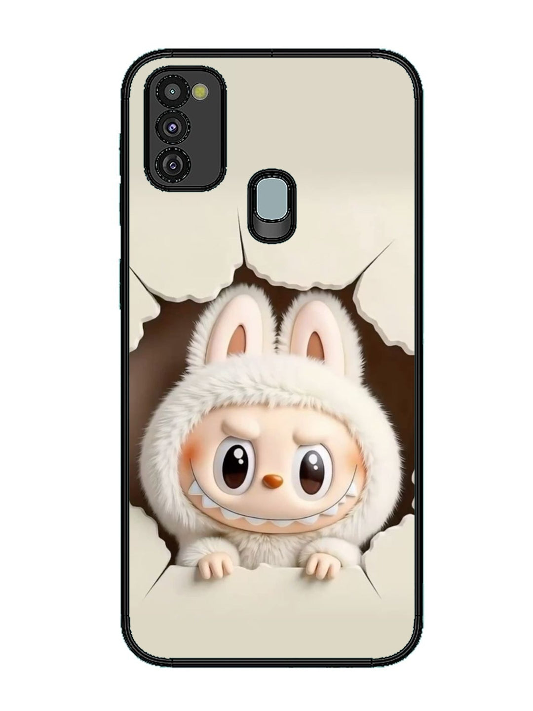 Samsung Galaxy M30s Labubu from Cracked Wall